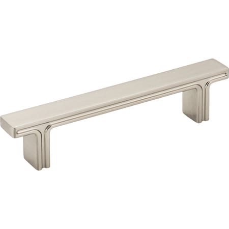 Jeffrey Alexander 96 mm Center-to-Center Satin Nickel Square Anwick Cabinet Pull 867-96SN